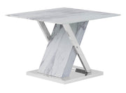Global Furniture T1274 Light Grey Silver End Table