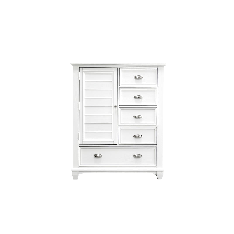 New Classic Furniture Jamestown White Door Chest