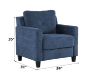 Acme Furniture Horatio Navy Chair