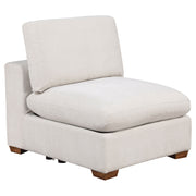 Coaster Furniture Lakeview Ivory Armless Chair
