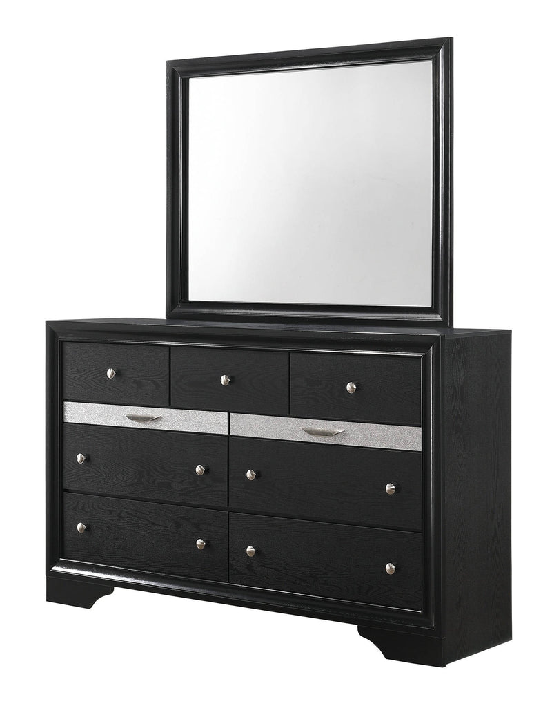 Crown Mark Regata Black Dresser
