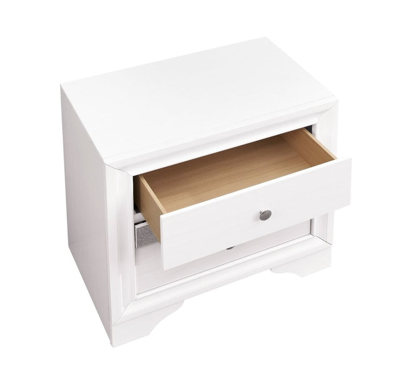 Glory Furniture Madrid White Nightstand