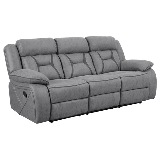 Coaster Furniture Higgins Grey 2pc Living Room Set