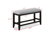 Crown Mark Frey Counter Height Bench