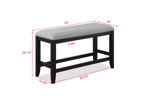 Crown Mark Frey Counter Height Bench