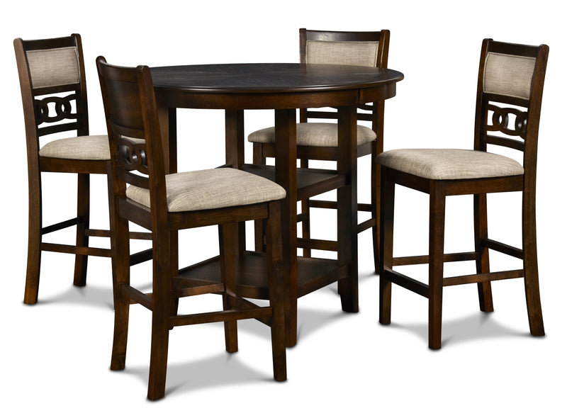 2 New Classic Furniture Gia Gray Counter Height Chairs