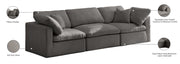 Meridian Furniture Plush Cream Velvet Modular Sofa