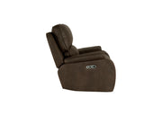 New Classic Furniture Brooking Brown Power Glider Recliner