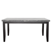 Steve Silver Napoli Gray Marble Top Dining Table