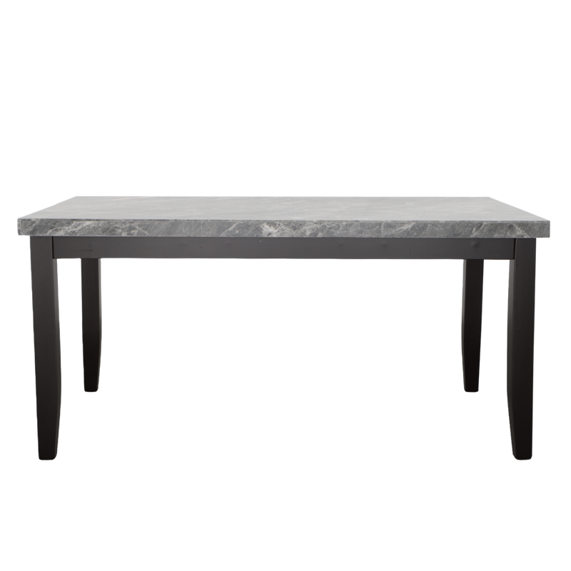 Steve Silver Napoli Gray Marble Top Dining Table