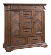 New Classic Furniture Mar Vista Walnut Door Chest