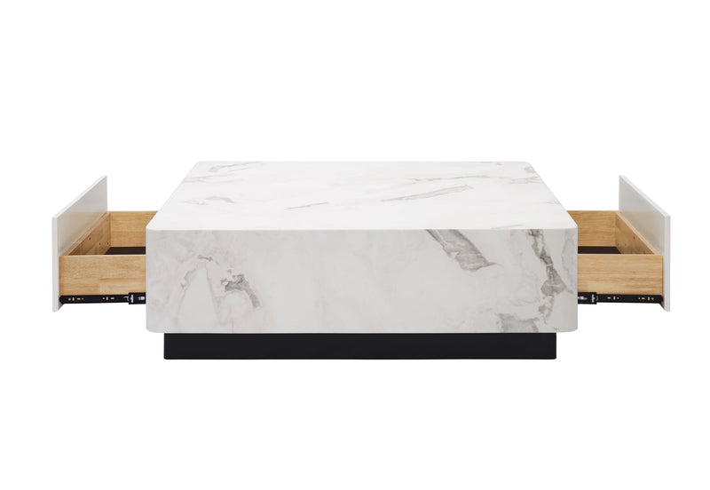 Acme Furniture Fritzy White Square Coffee Table