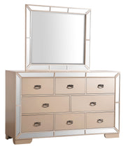 Glory Furniture Hollywood Hills Pearl Dresser and Mirror