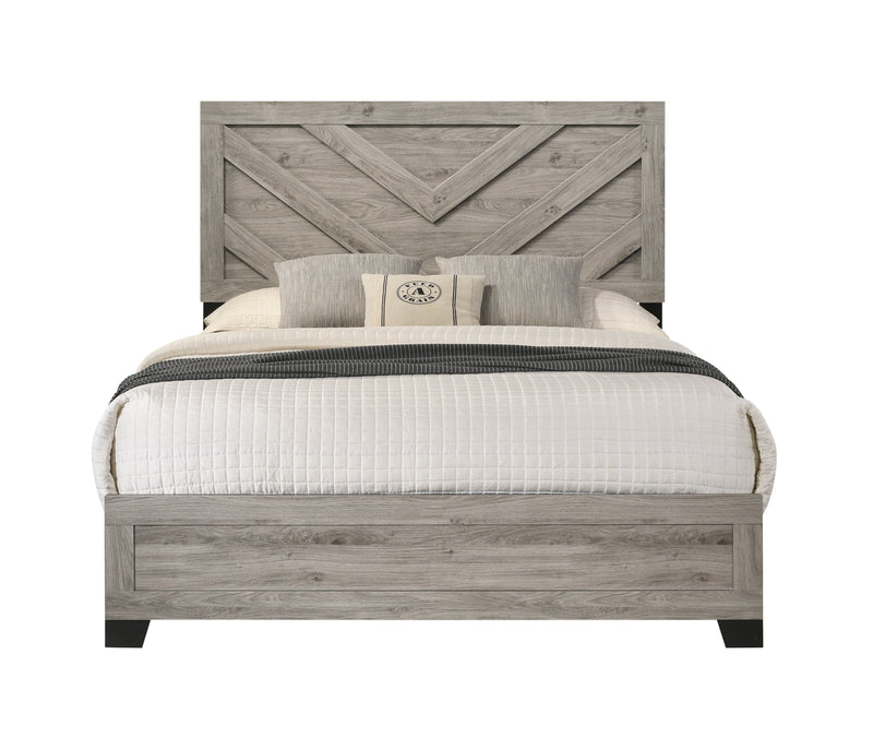 Acme Furniture Mari Light Gray Queen Bed