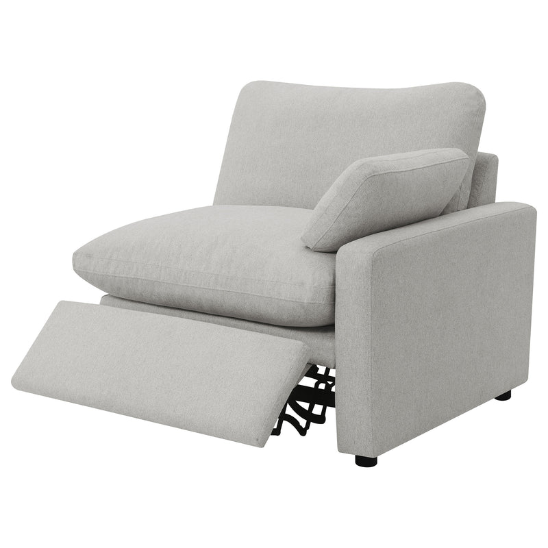 Coaster Furniture Collins Grey Modular Power Loveseat