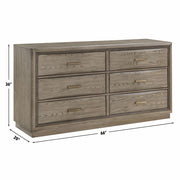 Steve Silver Sonoma Gray 66 Inch Dresser