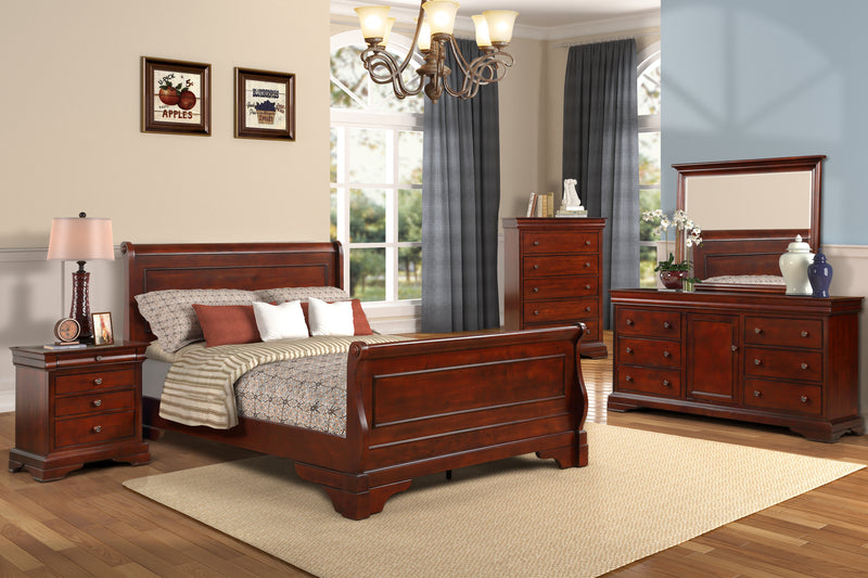 New Classic Furniture Versaille Cherry Landscape Mirror