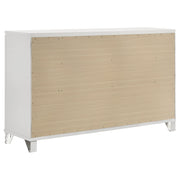 Coaster Furniture Marmore White 9 Drawer Dresser