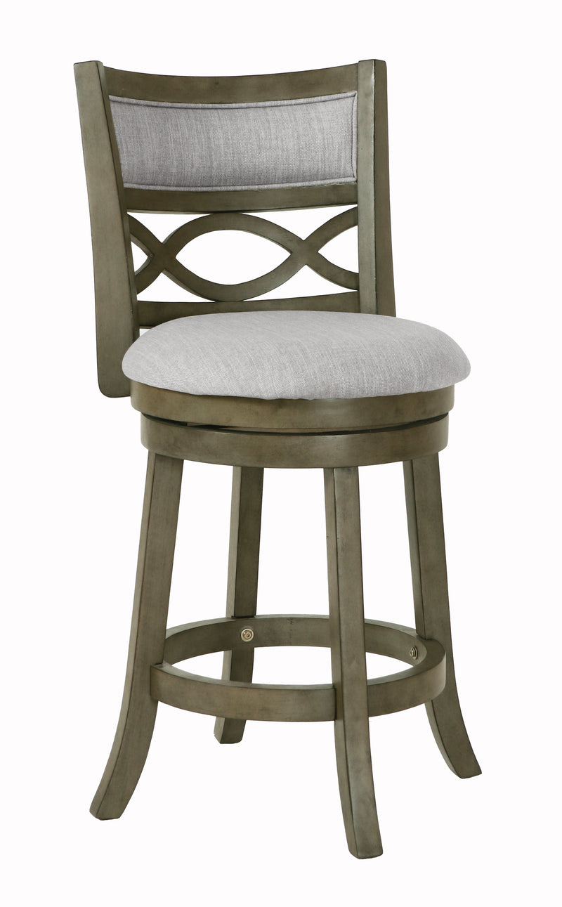 New Classic Furniture Manchester Gray 24 Inch Counter Height Stool