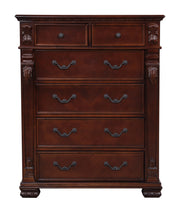Glory Furniture Lyndon Cherry 6 Drawer Chest