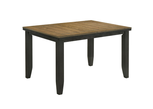 Crown Mark Bardstown Wheat Charcoal Counter Height Table