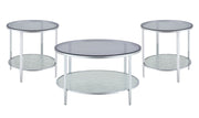 Steve Silver Frostine Silver 3pc Coffee Table Set