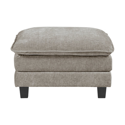 Home Elegance Dublin Pewter Ottoman