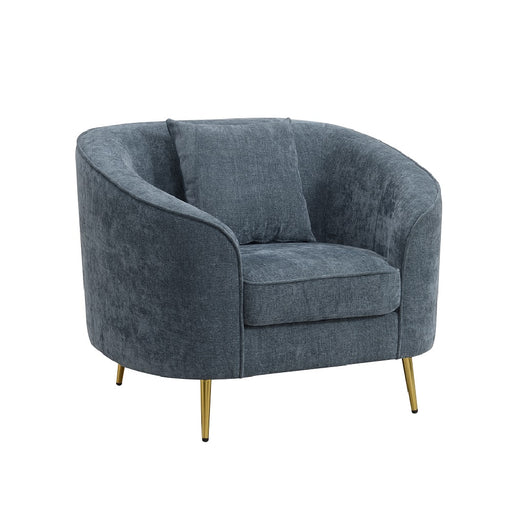 Acme Furniture Nakendra Cobalt Gray Chair With Pillow