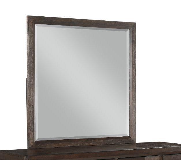 Galaxy Home Kenzo Walnut 6 Drawer Dresser And Mirror