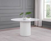 Coaster Furniture Acadia White 53 inch Dining Table