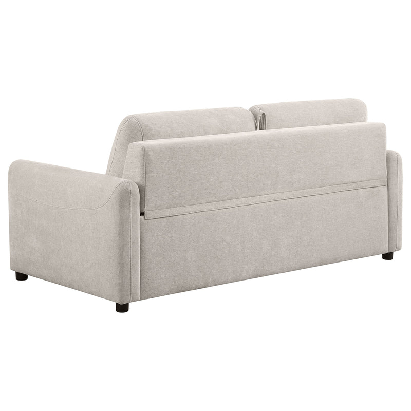 Coaster Furniture Rylie Beige Sofa Sleeper with Queen Mattress