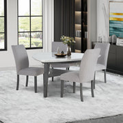 Global Furniture D8192 Light Grey Triangle Dining Table