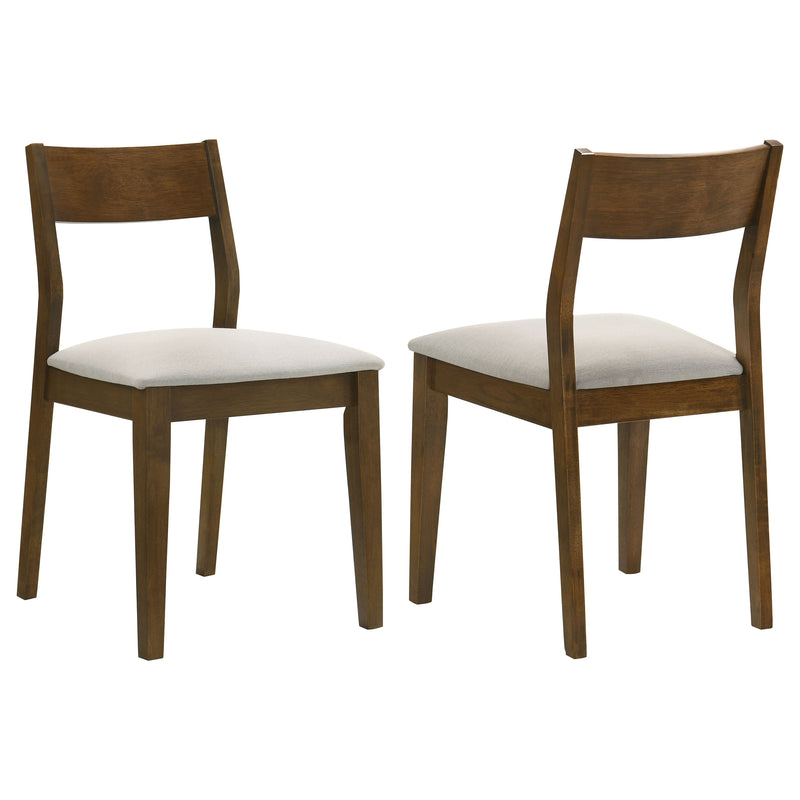 2 Coaster Furniture Almonte Dark Brown Dining Chairs