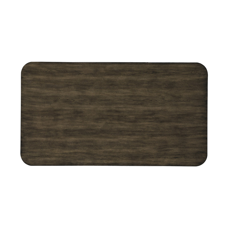 New Classic Furniture Rex Walnut 72 Inch Rectangle Dining Table