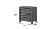 Galaxy Home Denver Gray Nightstand