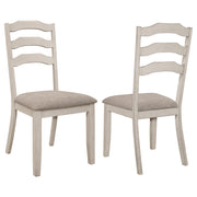 Coaster Furniture Ronnie Nutmeg Rustic Cream 5pc Dining Room Set