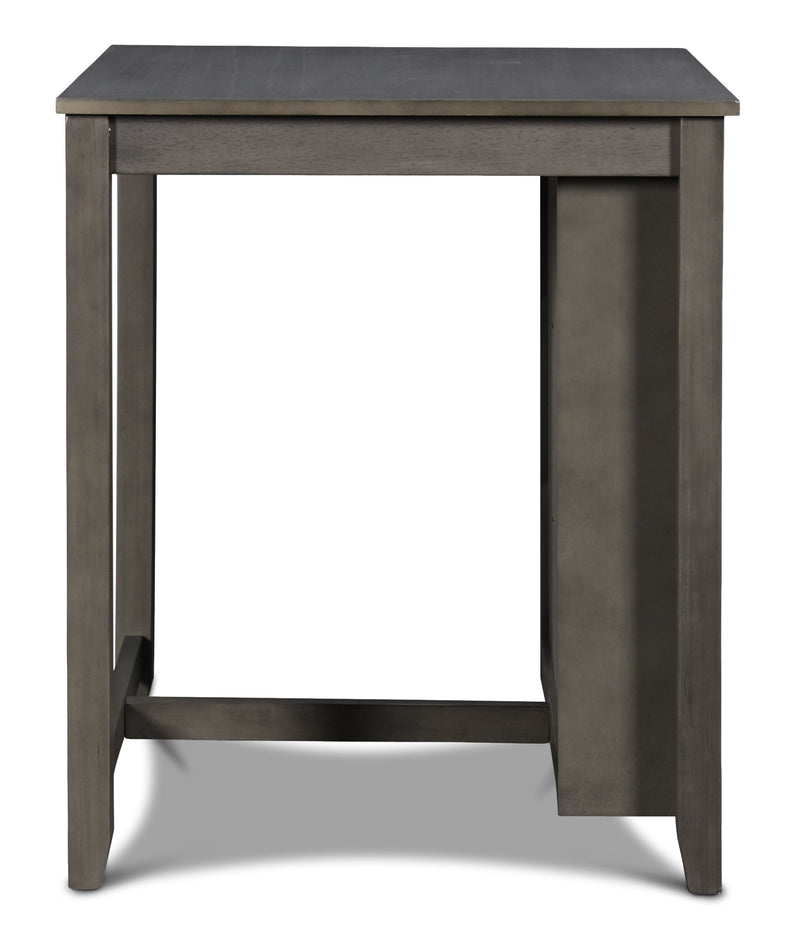 New Classic Furniture Gia Gray 30 Inch 3pc Counter Height Set