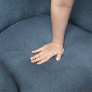 Home Elegance Rebecca Charcoal Accent Chair