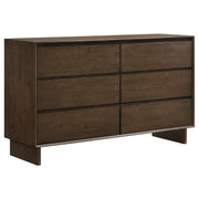 Coaster Furniture Glenwood Warm Brown 6 Drawer Dresser
