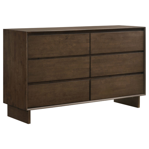 Coaster Furniture Glenwood Warm Brown 6 Drawer Dresser