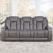 Steve Silver Daniel Leather Triple Power Sofa