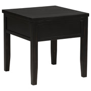 Coaster Furniture Concord Distressed Java Black End Table