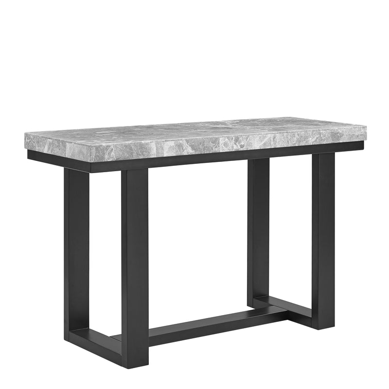 Steve Silver Lucca Gray Marble Top Sofa Table