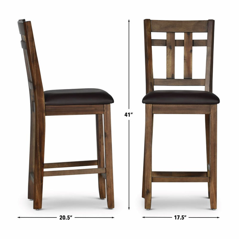 Steve Silver Saranac Mocha 7pc Counter Set