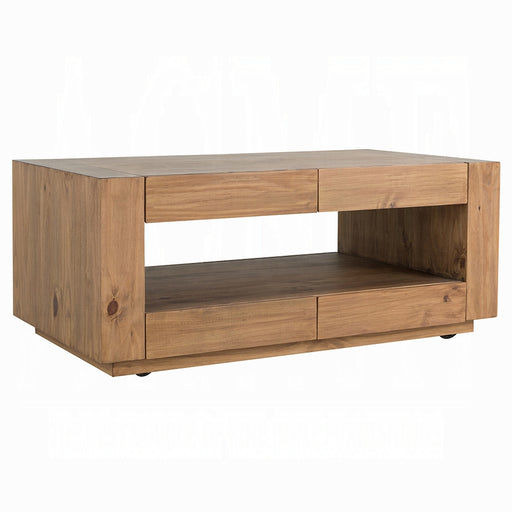 Acme Furniture Harlan Oak 3pc Coffee Table Set