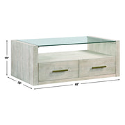 Steve Silver Garland Brown Coffee Table