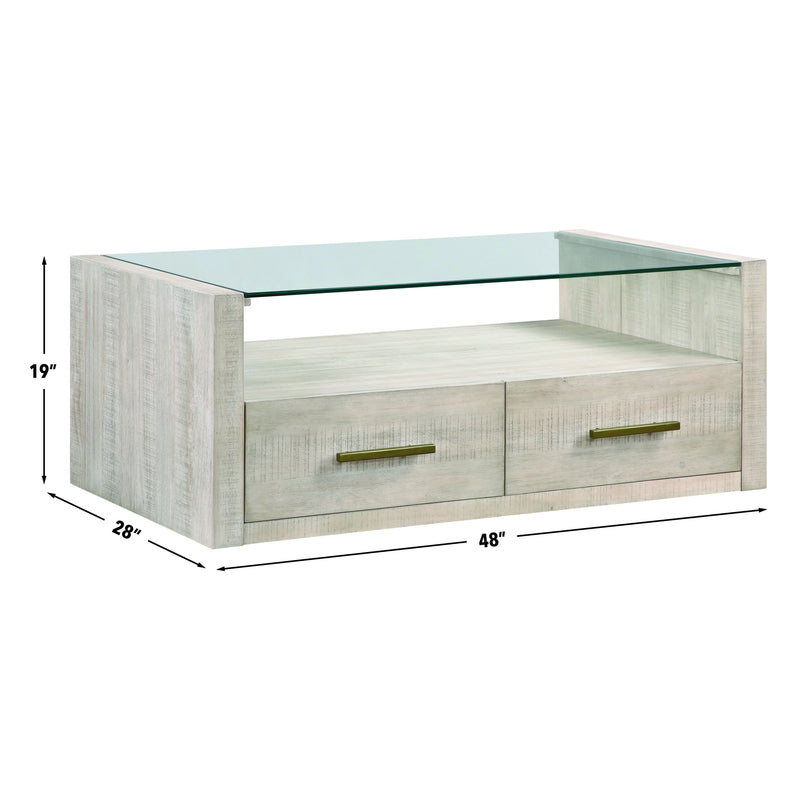 Steve Silver Garland Brown Coffee Table