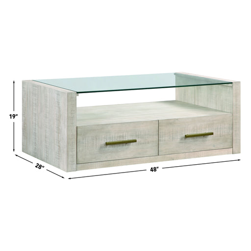 Steve Silver Garland Brown Coffee Table