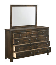 New Classic Furniture Blue Ridge Rustic Gray Dresser and Mirror