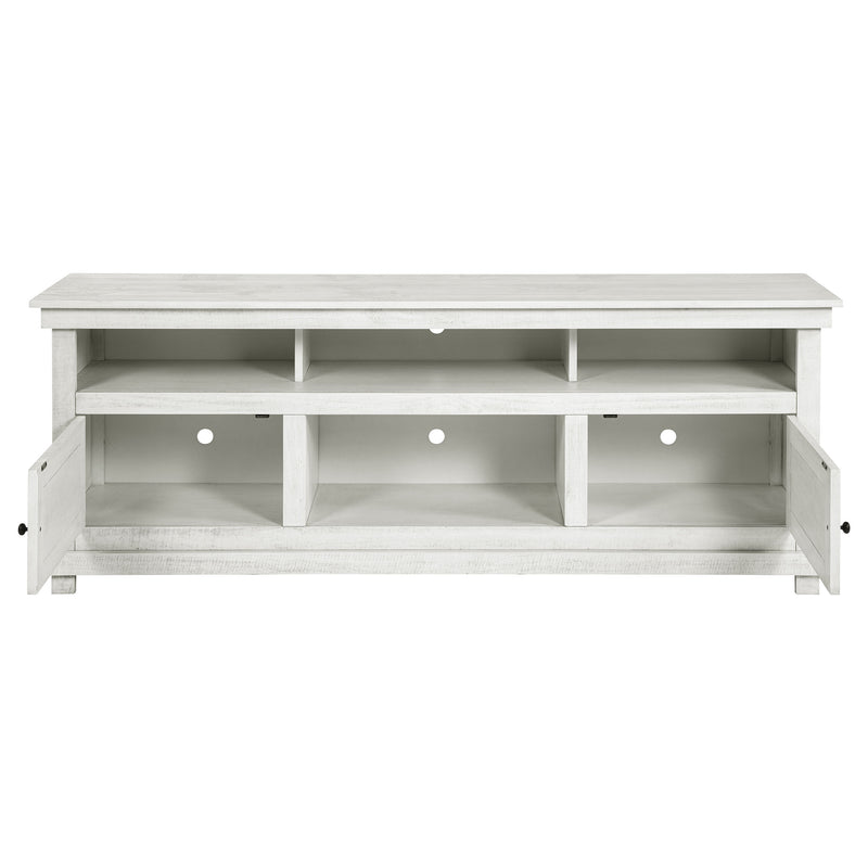 Coaster Furniture Payne Distressed White 70 Inch TV Stand